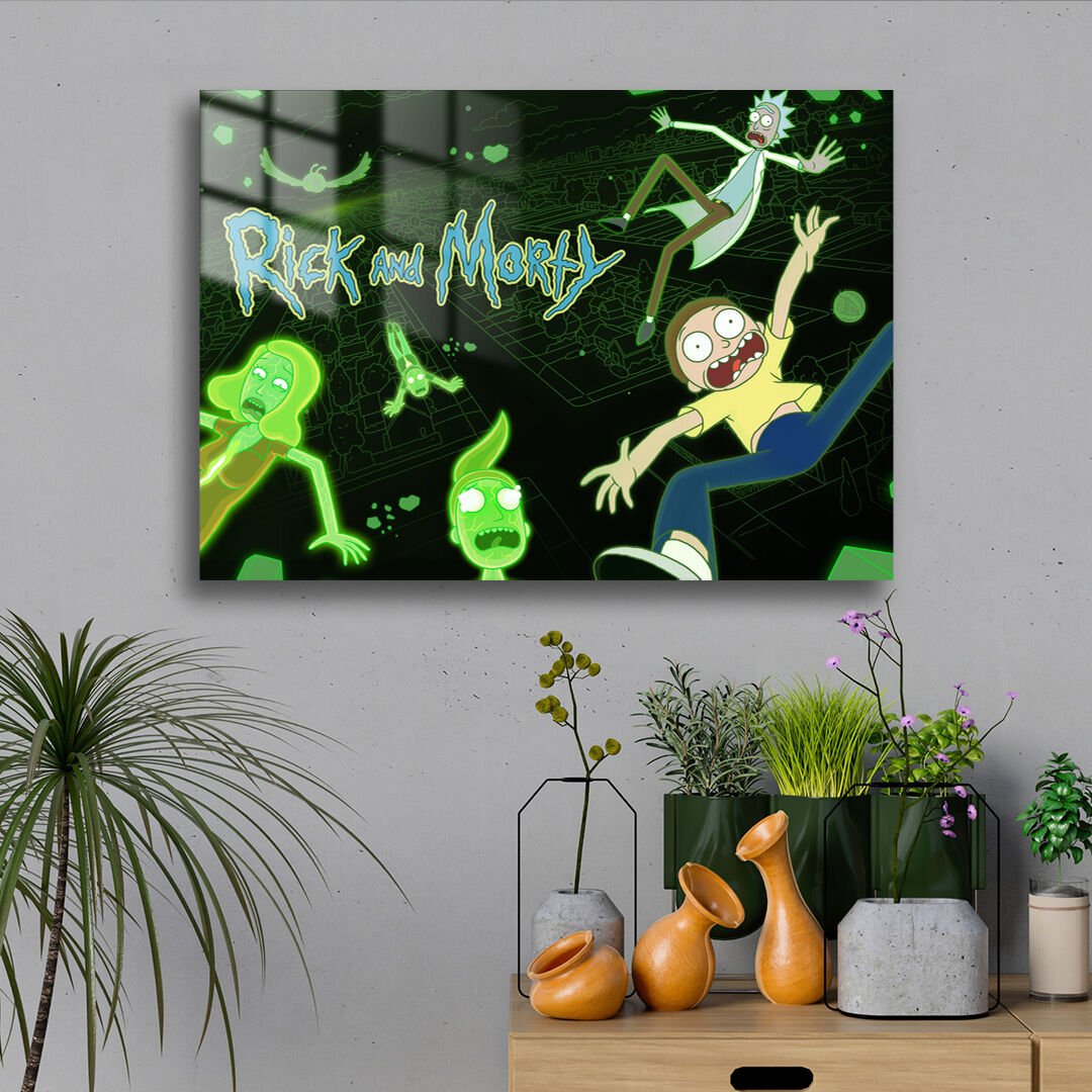 Rick And Morty 05 Metal Poster