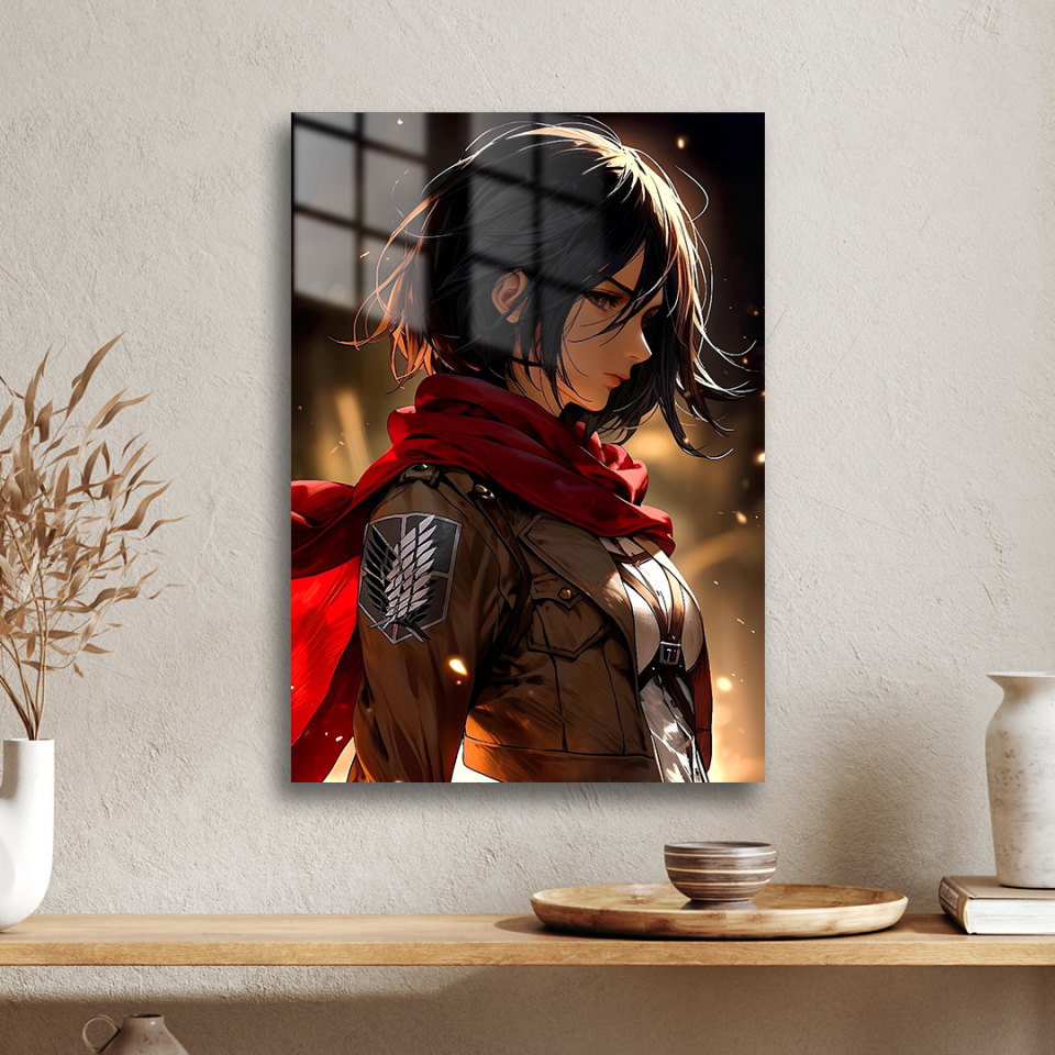 Mikasa Ackerman 01 Metal Poster