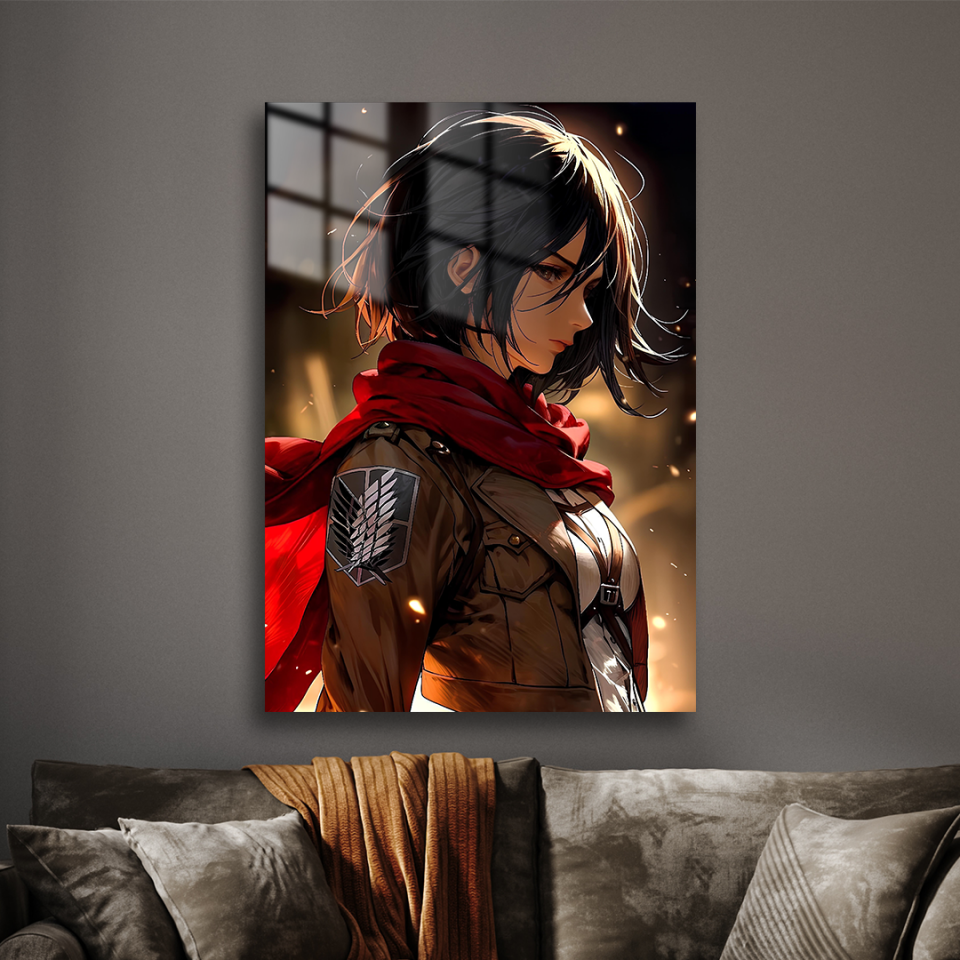 Mikasa Ackerman 01 Metal Poster