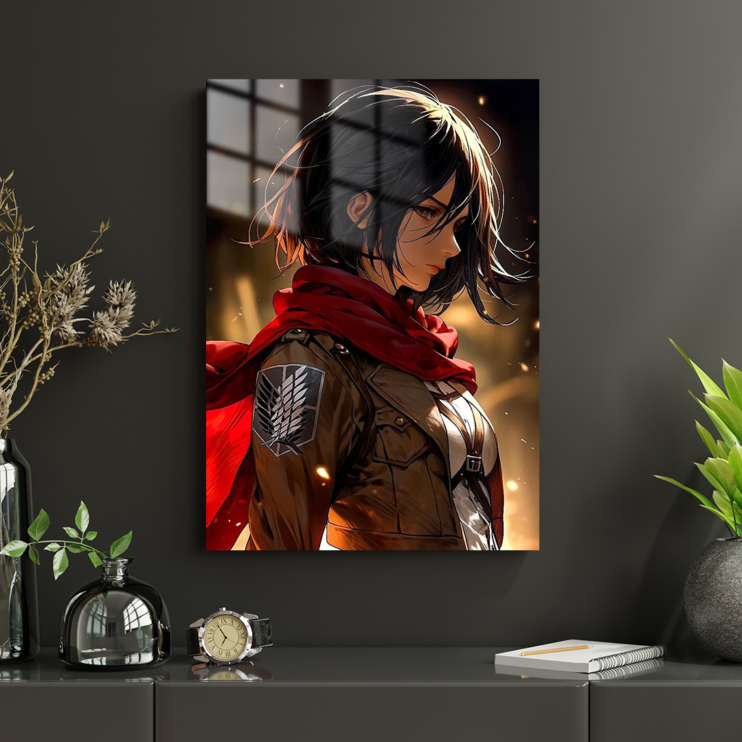 Mikasa Ackerman 01 Metal Poster