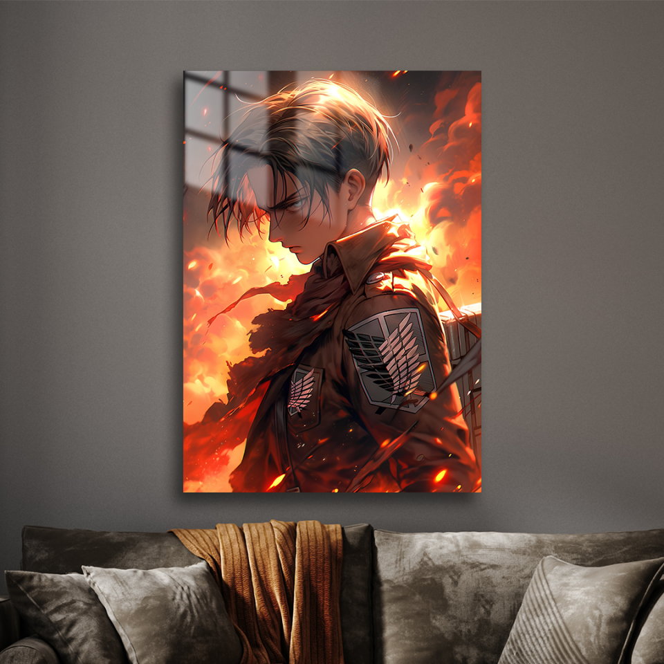 Levi Ackerman 01 Metal Poster