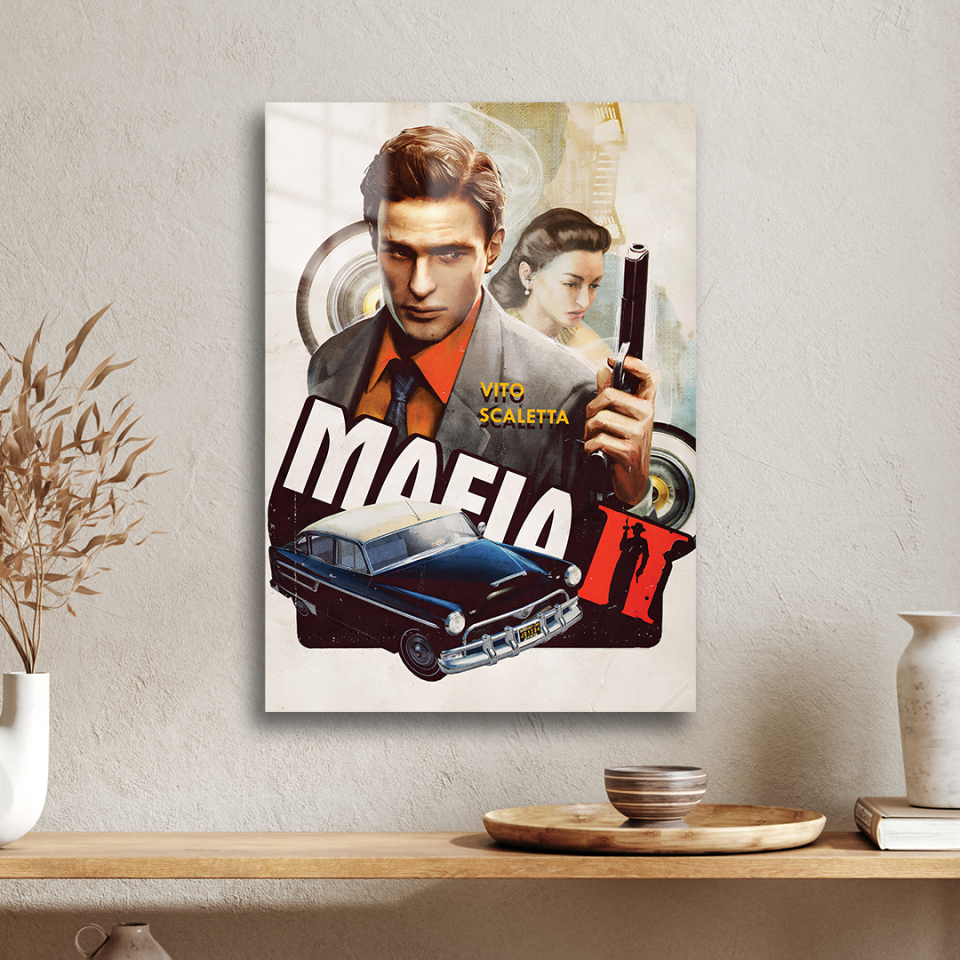 Mafia 2 Poster 01 Metal Poster