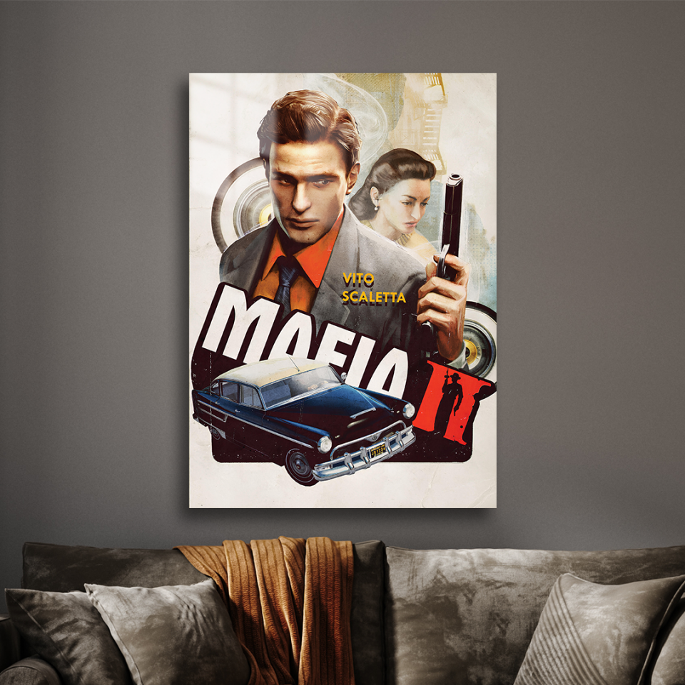 Mafia 2 Poster 01 Metal Poster