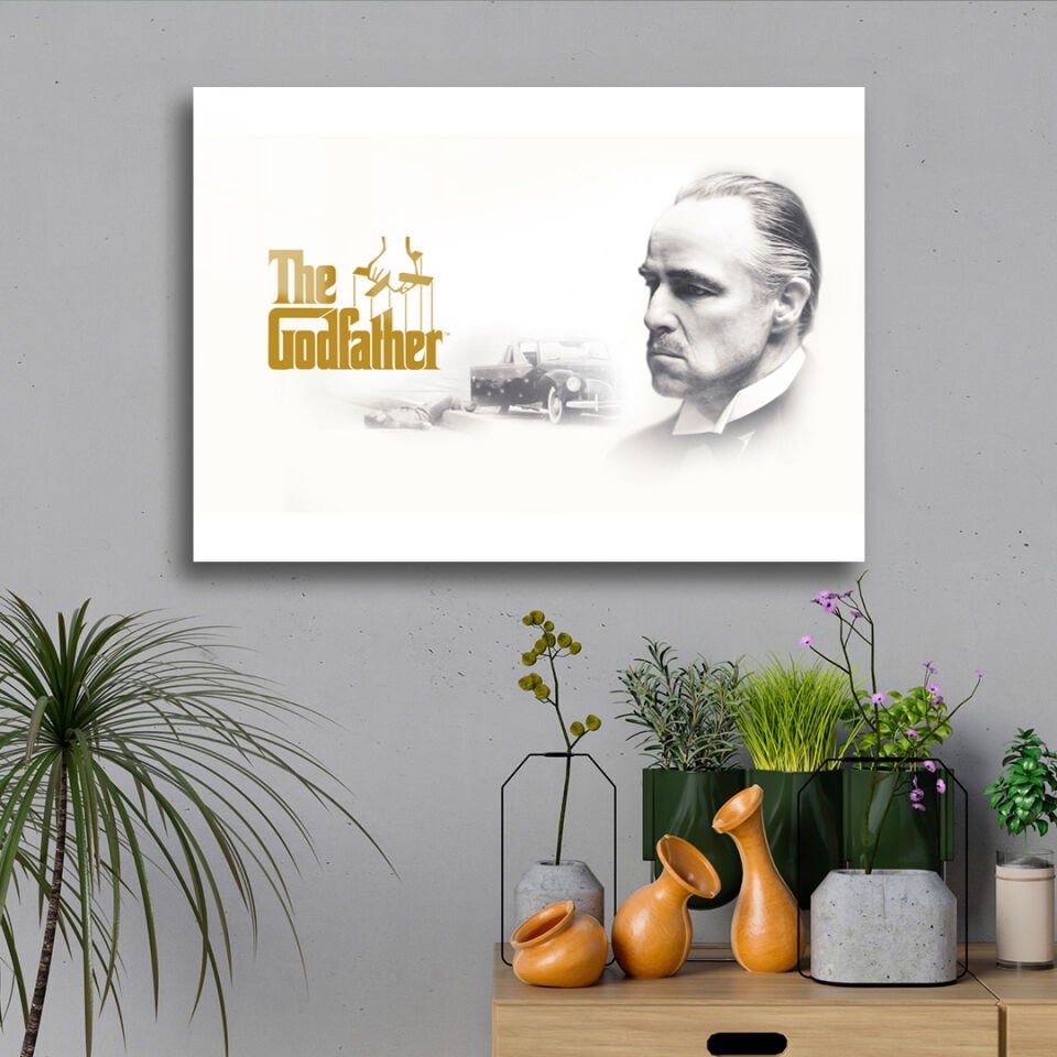 The Godfather 10 Metal Poster