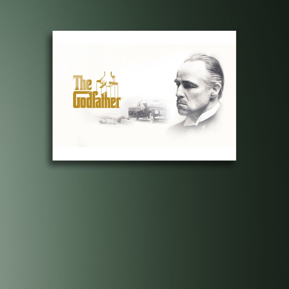 The Godfather 10 Metal Poster