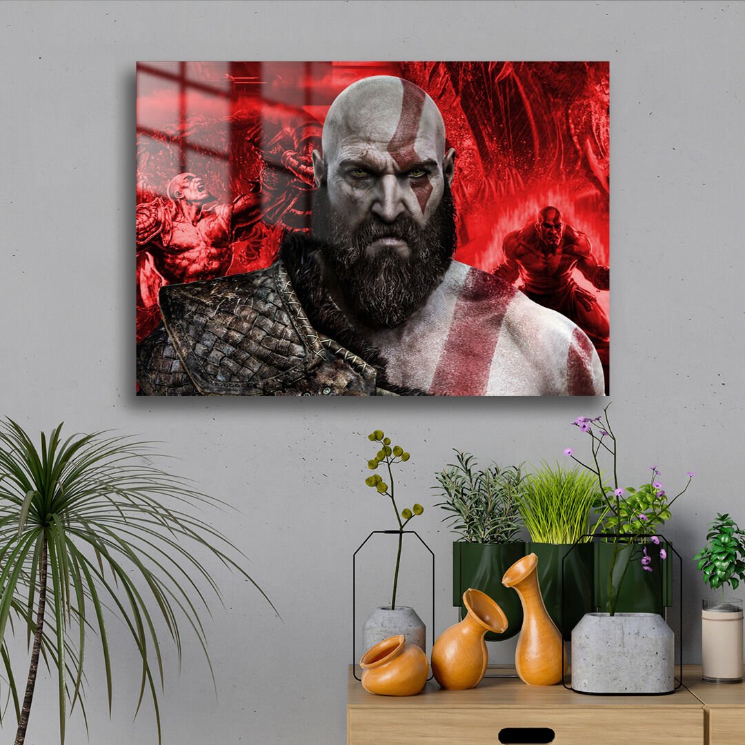 God Of War 12 Metal Poster