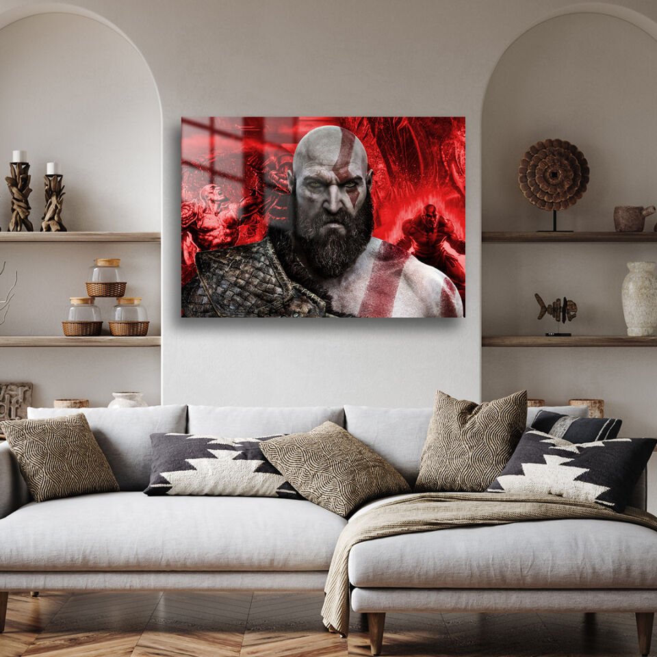 God Of War 12 Metal Poster