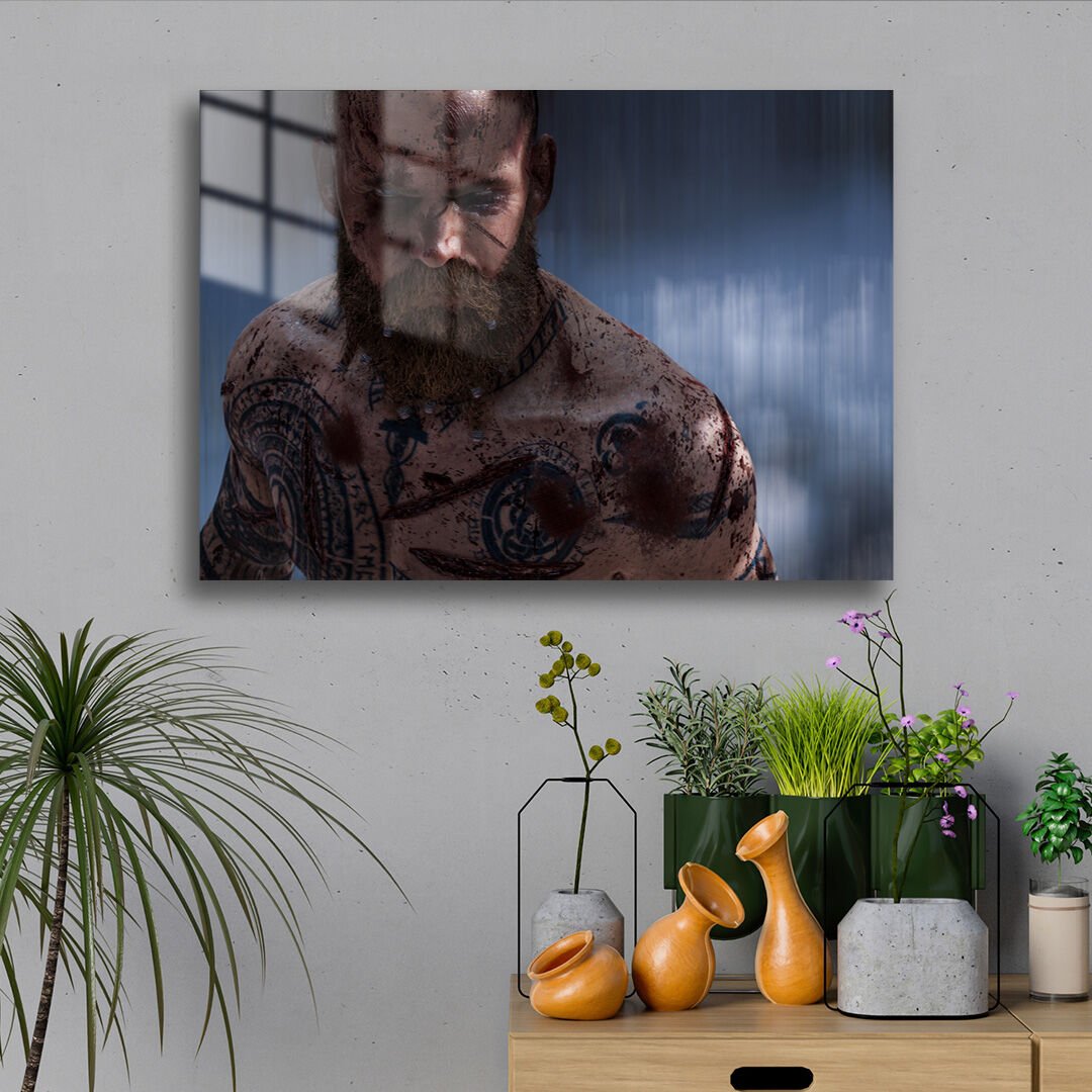 God Of War 14 Metal Poster