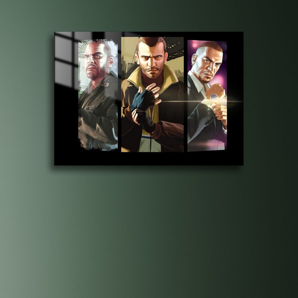 Grand Theft Auto IV 01 Metal Poster