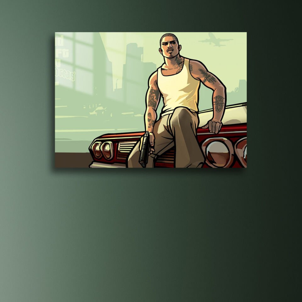 Grand Theft Auto San Andreas 02 Metal Poster