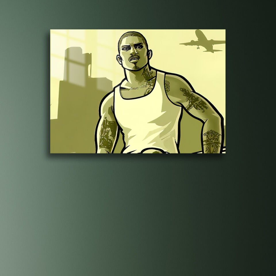 Grand Theft Auto San Andreas 06 Metal Poster