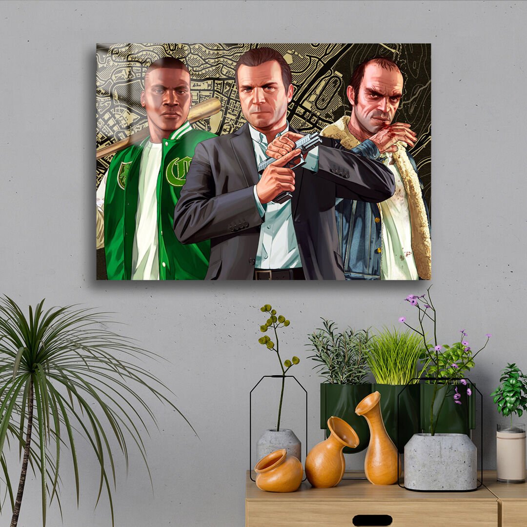 Grand Theft Auto V 03 Metal Poster