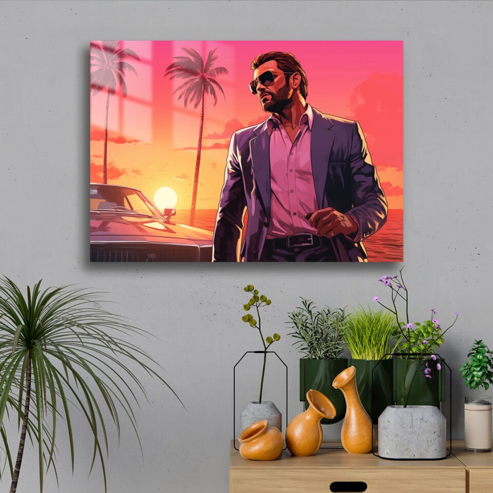 Grand Theft Auto VI 01 Metal Poster