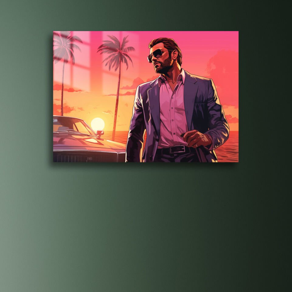 Grand Theft Auto VI 01 Metal Poster