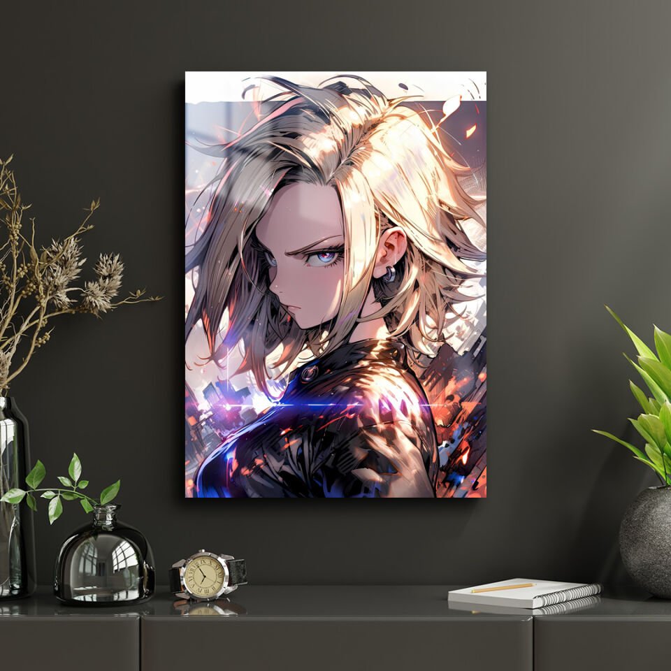 Android 18 01 Metal Poster