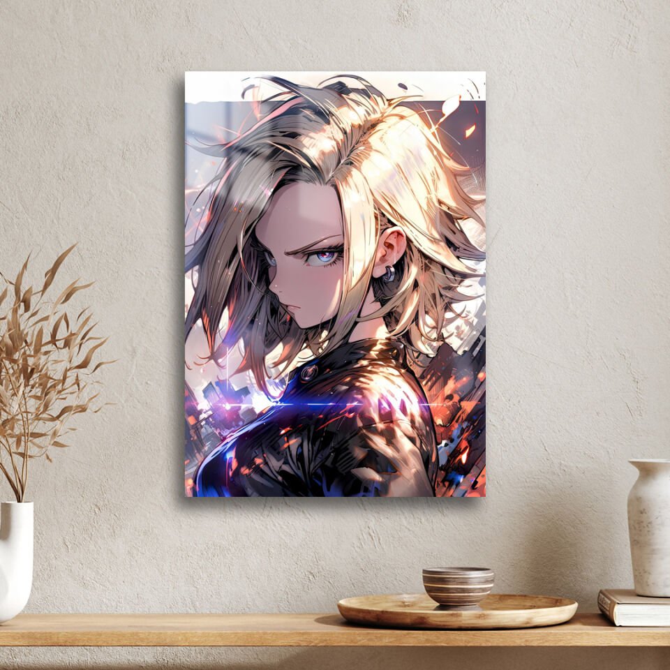 Android 18 01 Metal Poster