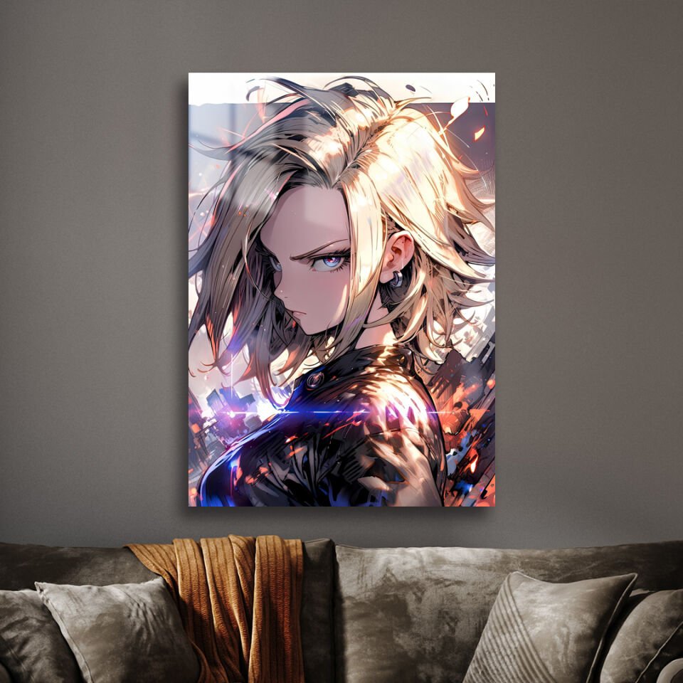 Android 18 01 Metal Poster