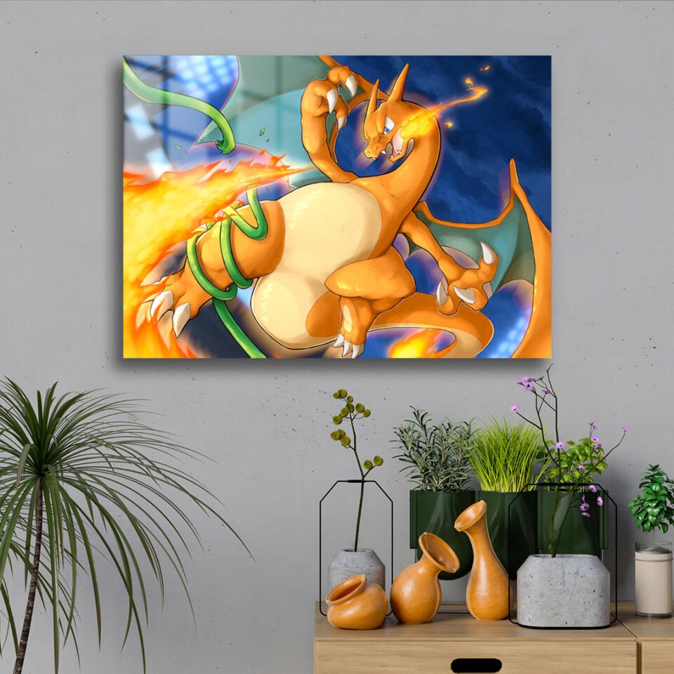 Charizard 04 Metal Poster