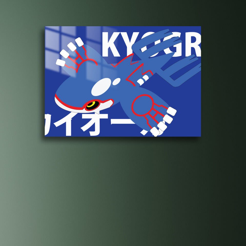 Kyogre 01 Metal Poster