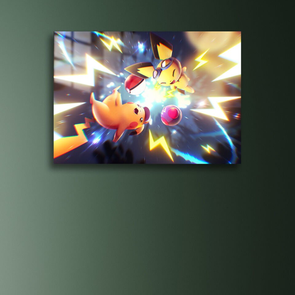 Pikachu 02 Metal Poster