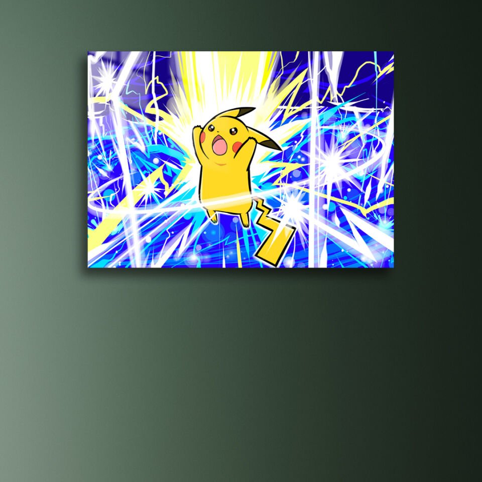 Pikachu 08 Metal Poster