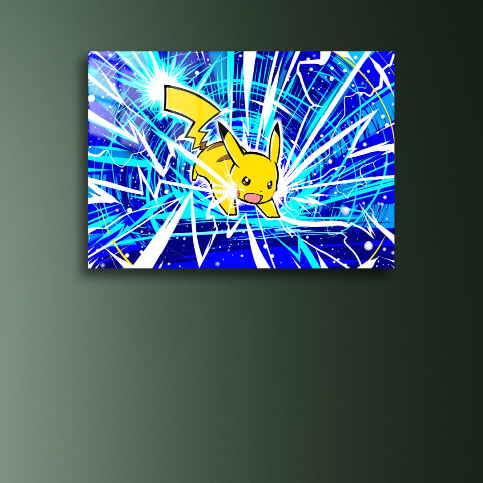 Pikachu 09 Metal Poster