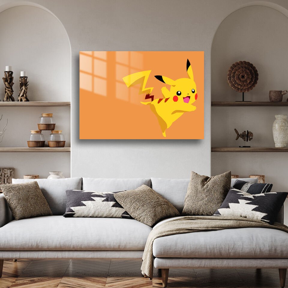 Pikachu 12 Metal Poster