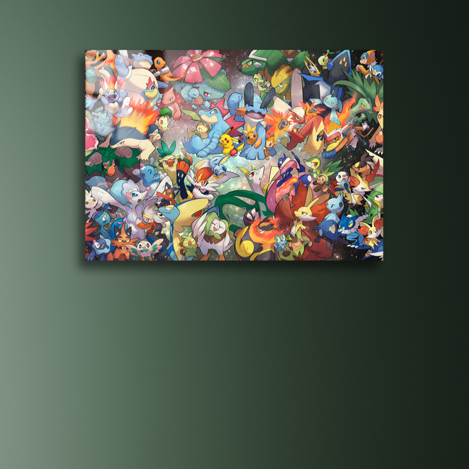 Pokemon 02 Metal Poster