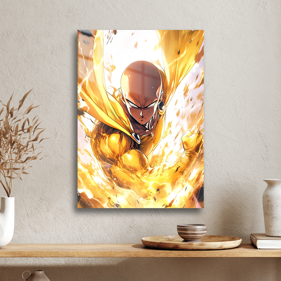 Saitama 01 Metal Poster