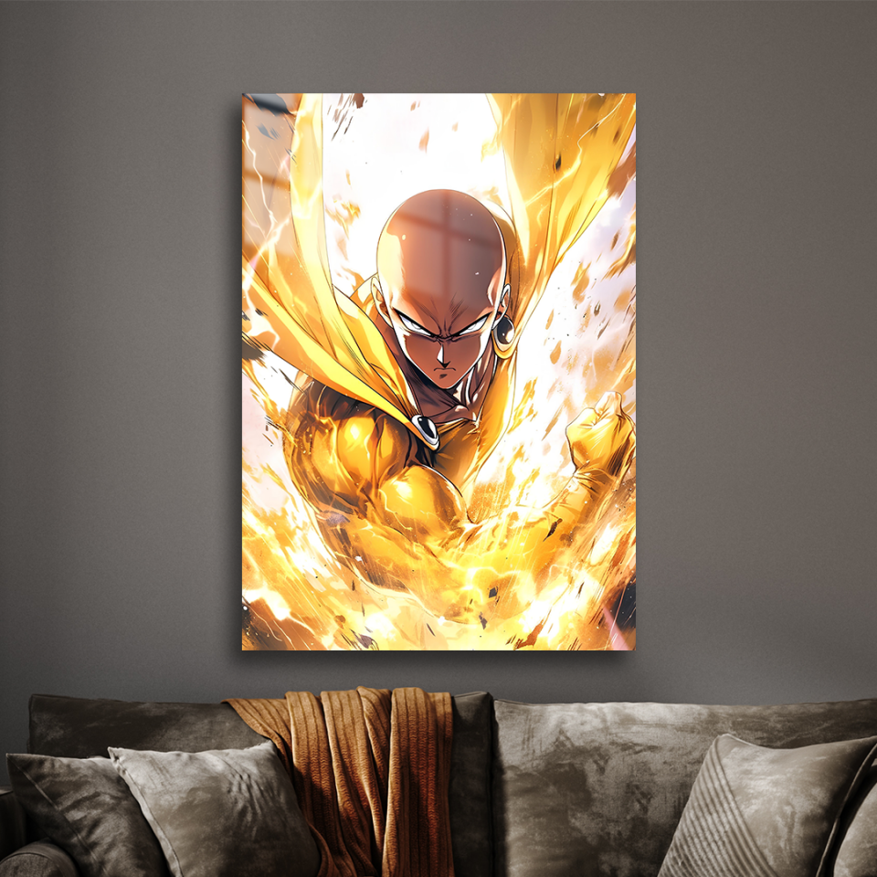 Saitama 01 Metal Poster