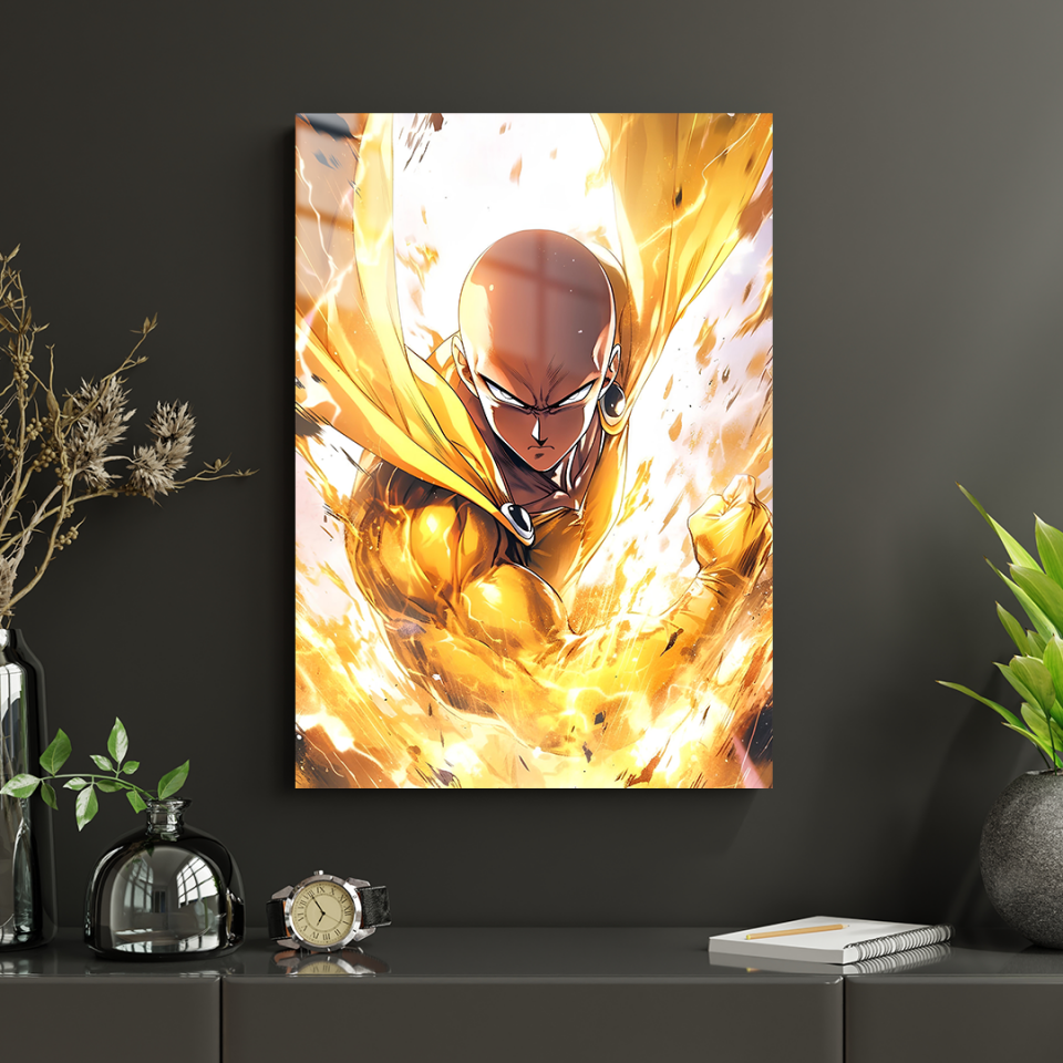 Saitama 01 Metal Poster