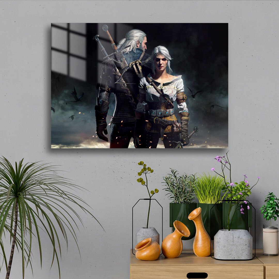 Geralt & Ciri 02 Metal Poster