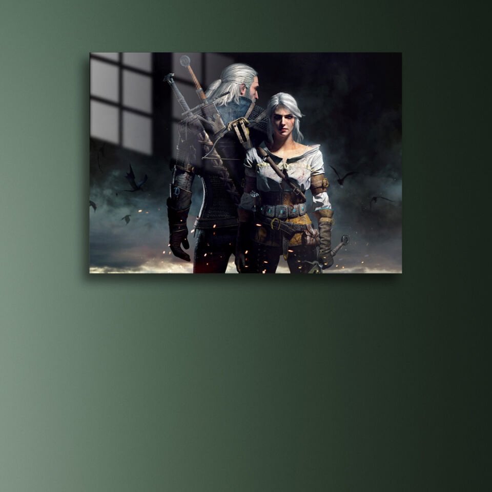 Geralt & Ciri 02 Metal Poster