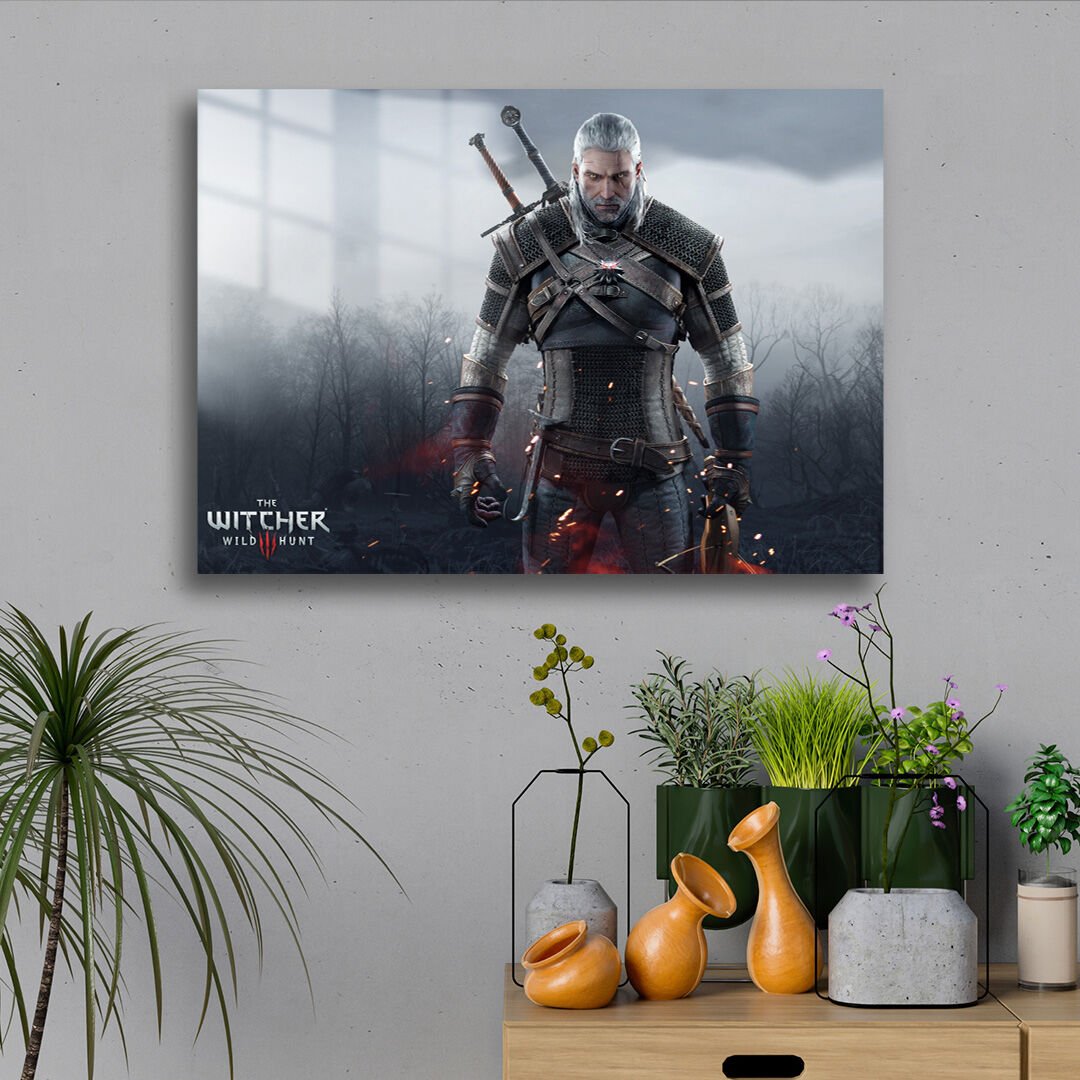 Geralt 25 Metal Poster