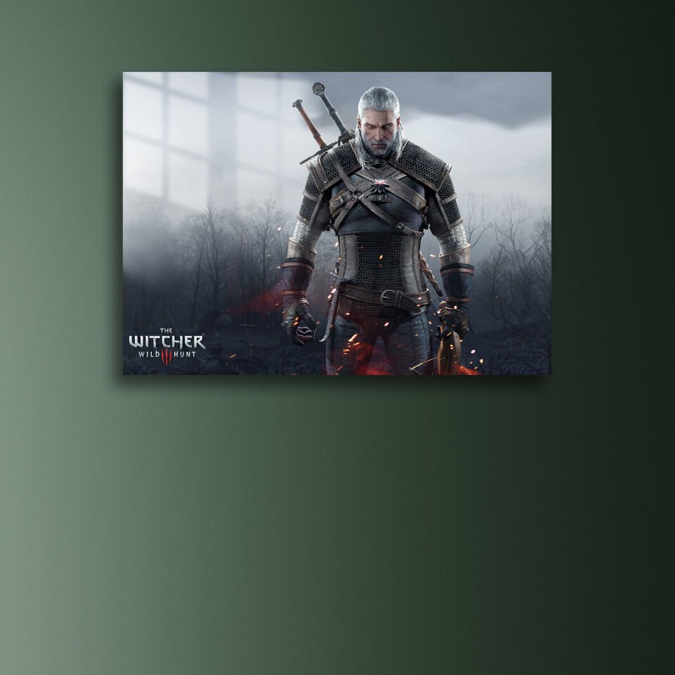 Geralt 25 Metal Poster