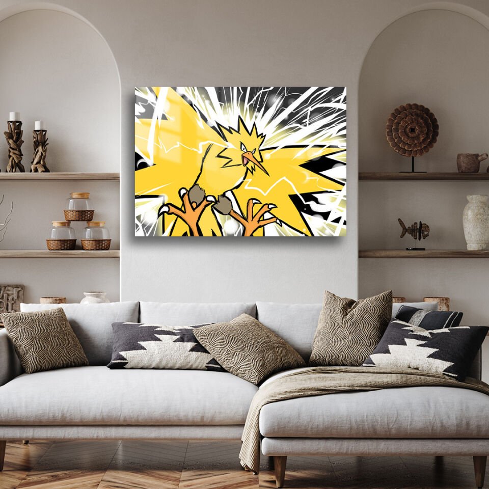 Zapdos 01 Metal Poster