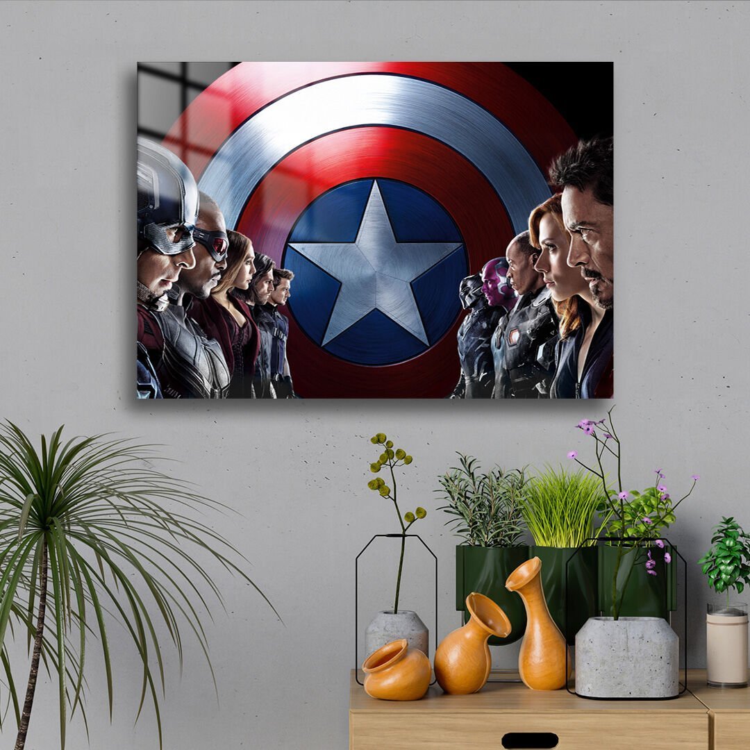 Captain America Civil War 01 Metal Poster