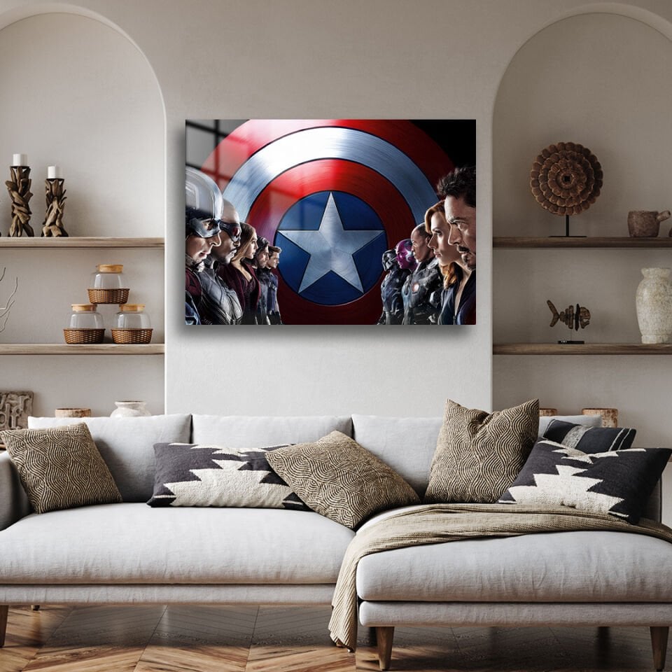 Captain America Civil War 01 Metal Poster