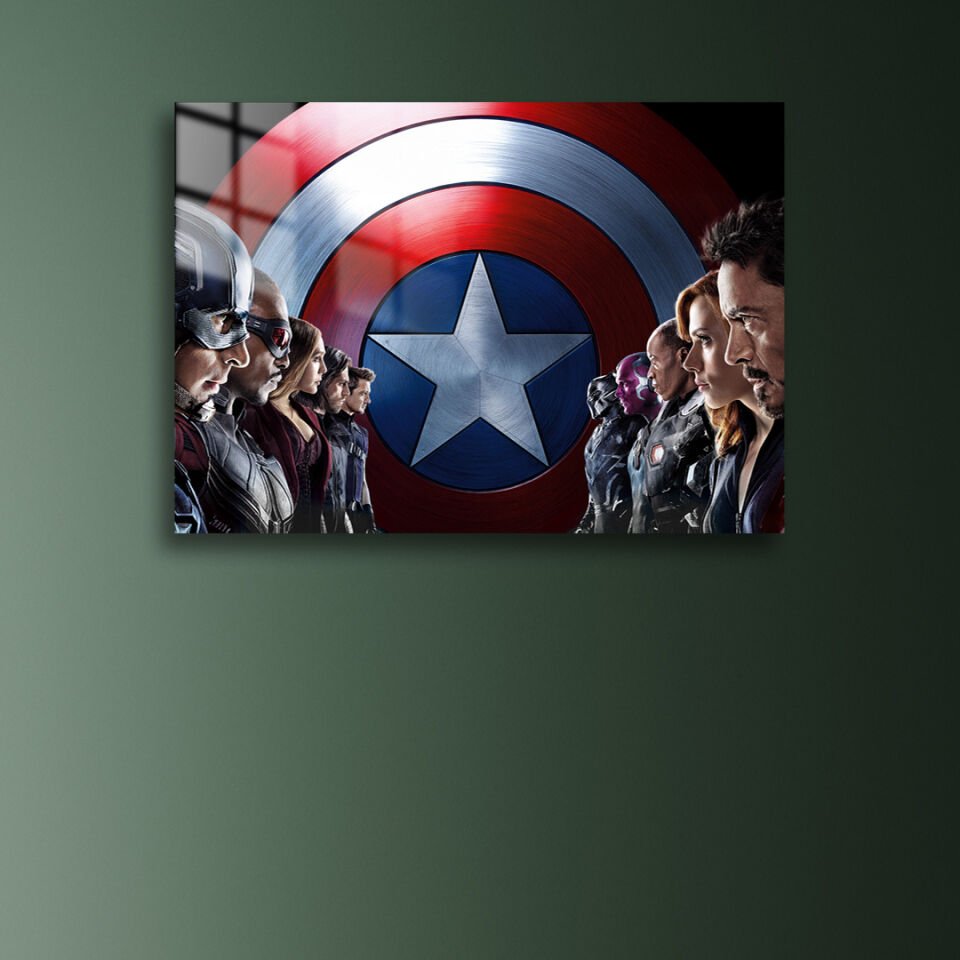 Captain America Civil War 01 Metal Poster