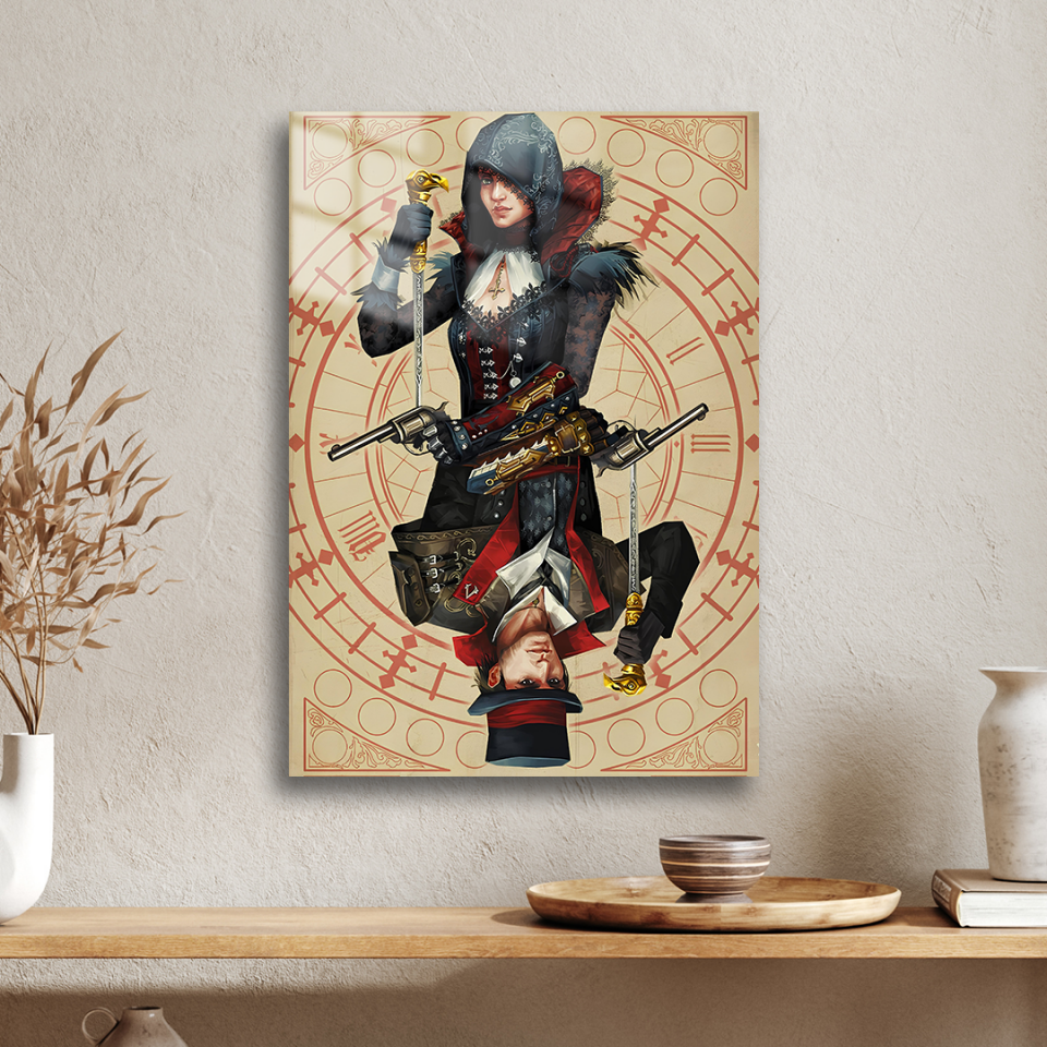 Jacob & Evie Frye 01 Metal Poster