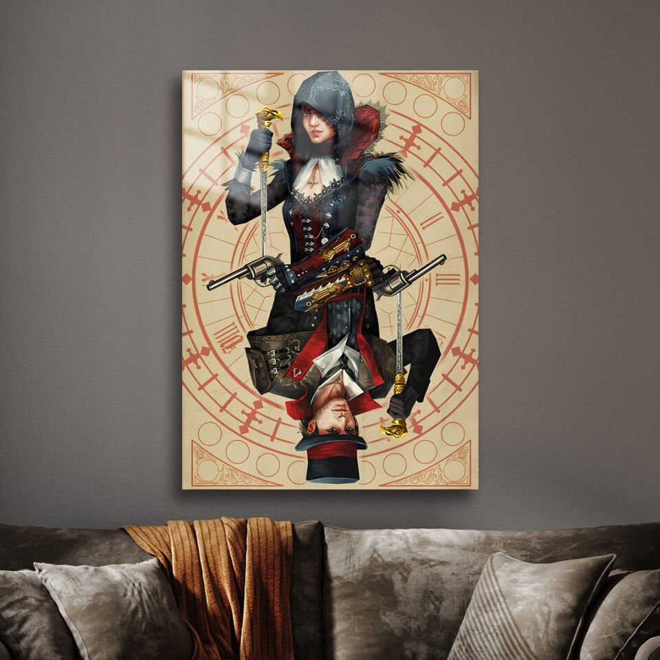 Jacob & Evie Frye 01 Metal Poster