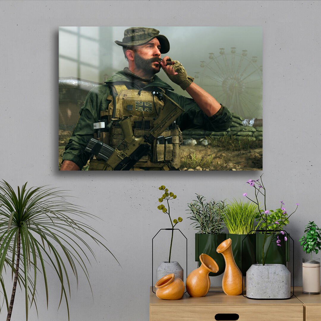 Captain Price 02 Metal Poster