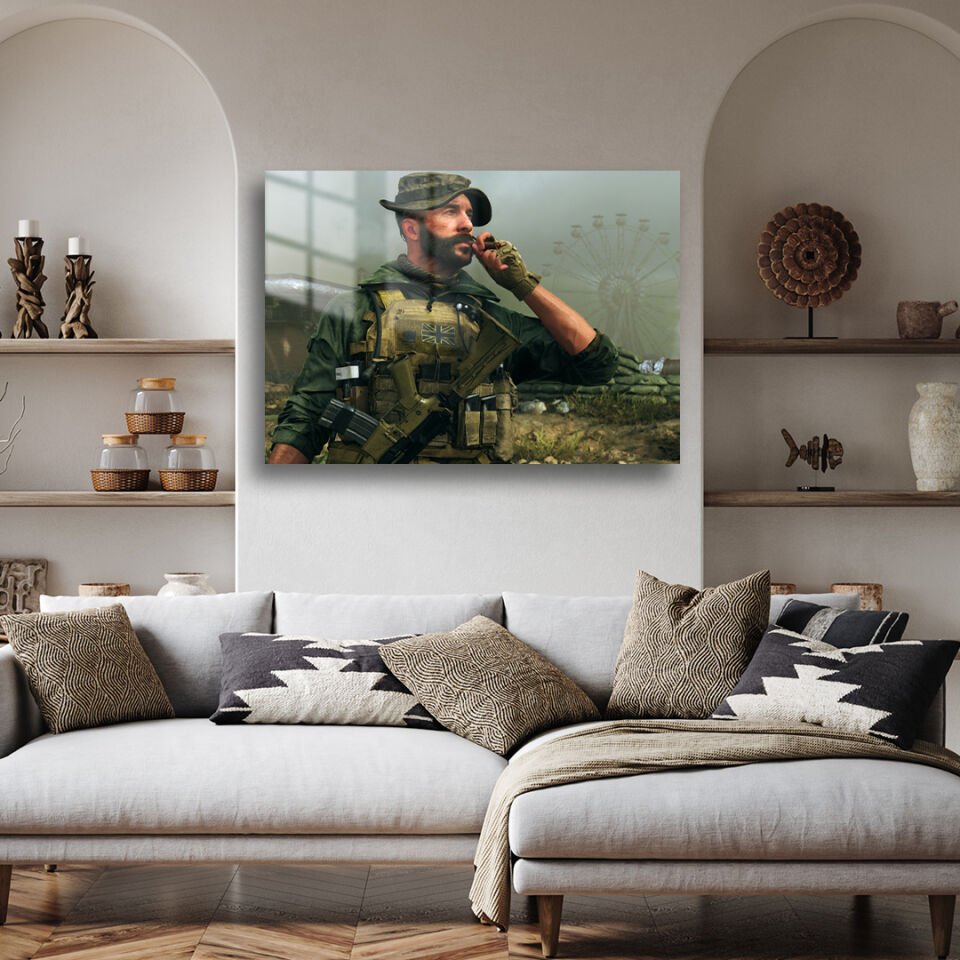 Captain Price 02 Metal Poster