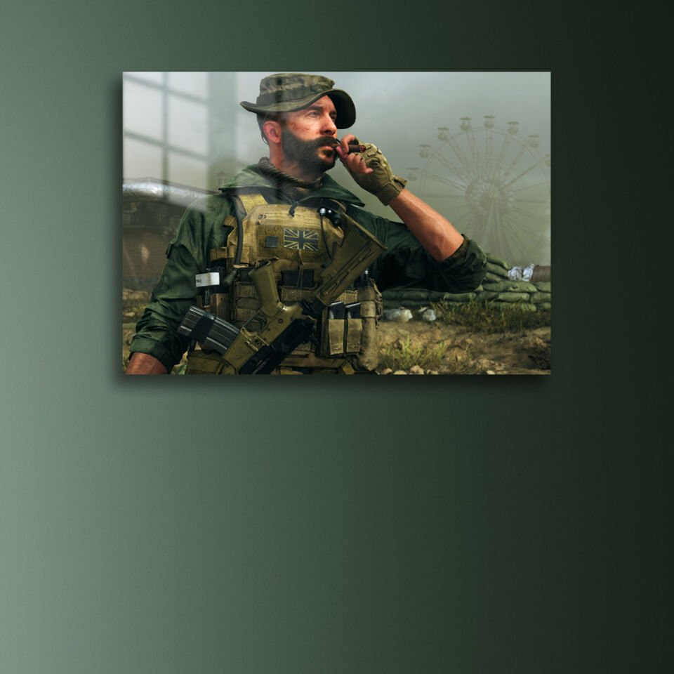 Captain Price 02 Metal Poster