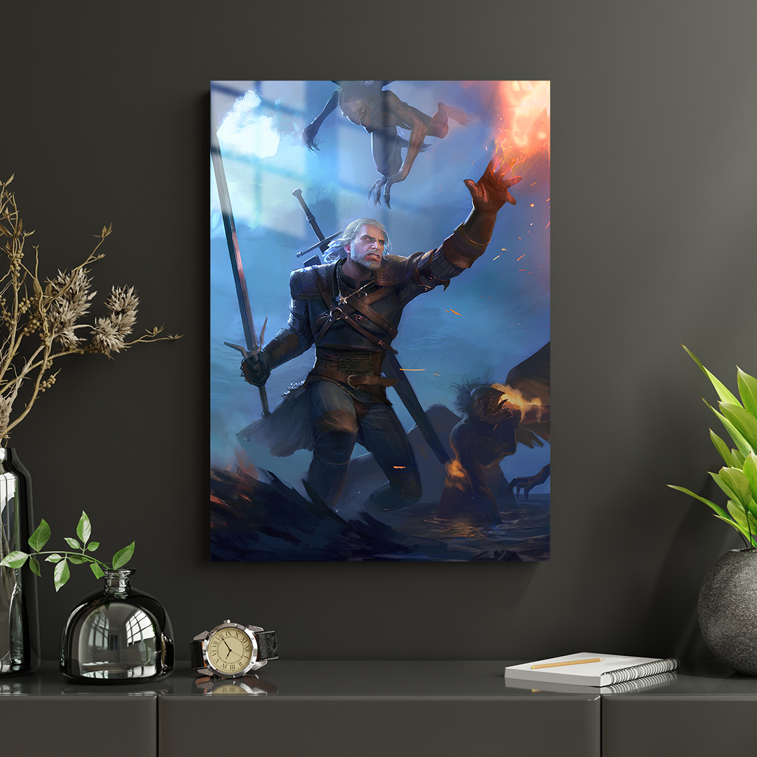 Geralt 02 Metal Poster