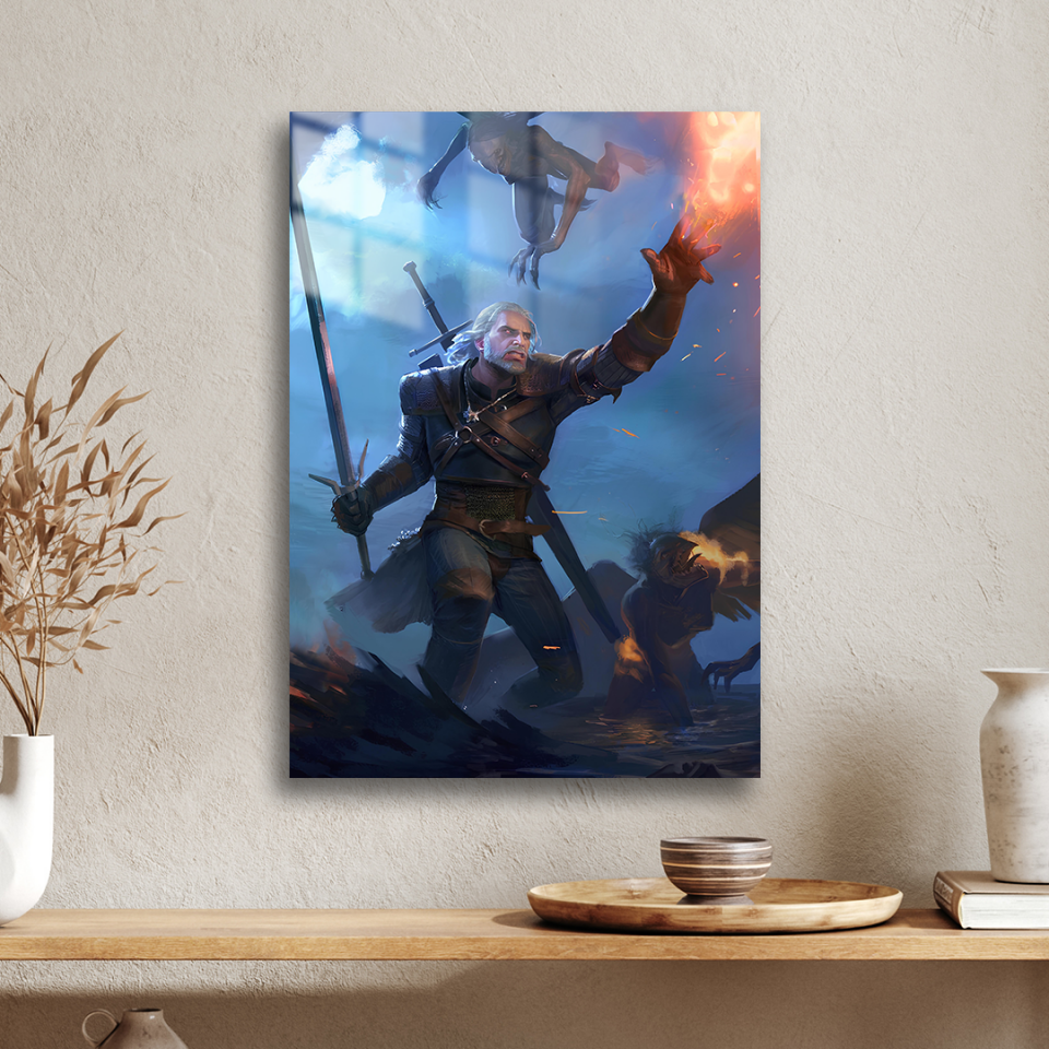 Geralt 02 Metal Poster