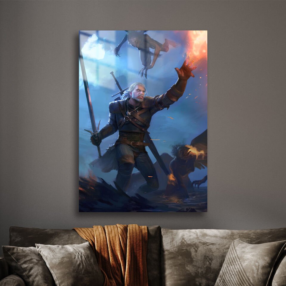 Geralt 02 Metal Poster