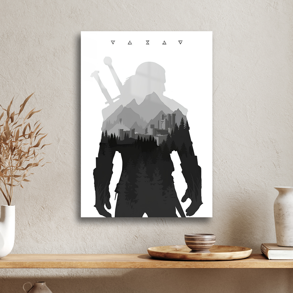 Geralt 03 Metal Poster