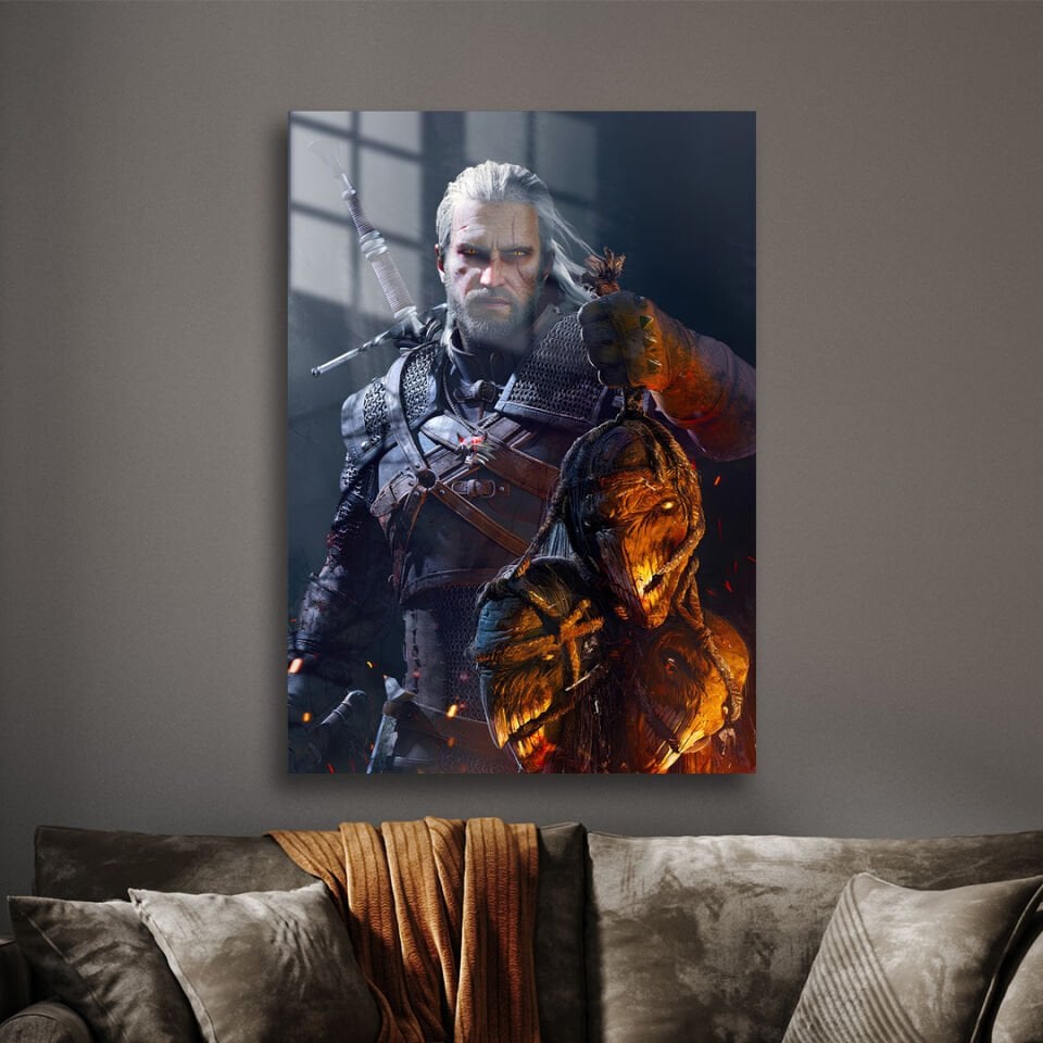 Geralt 07 Metal Poster