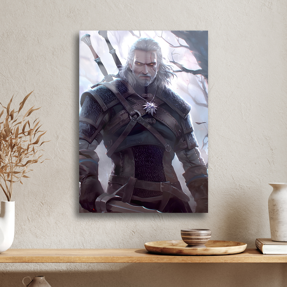 Geralt 10 Metal Poster